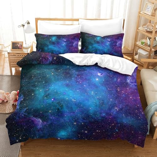Parure de lit 3D espace pour une chambre cosy et moderne