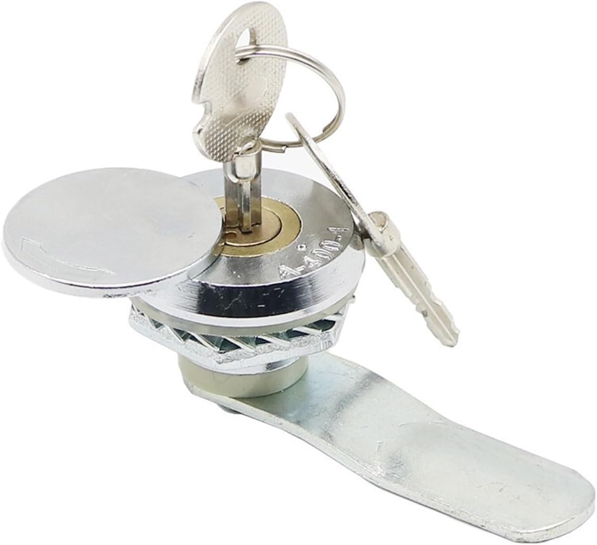 A400-1 Mini Cam Lock Zinc Alloy Mailbox Cam Lock with Cover Industrial Distribution Box 10Pcs