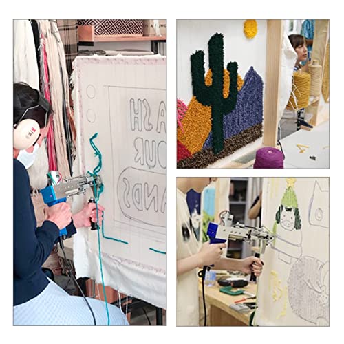 79" × 59" Large Overlocking Tufting Cloth With Marked Lines- Primary Monk's Cloth Punch Needle Fabric For Diy Rug-Punch Tufting Gun #TOP4