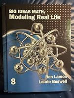 Big Ideas Math: Modeling Real Life (2022) - Grade 8 Student Edition 1637082762 Book Cover