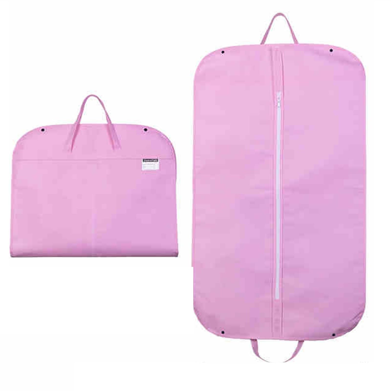 Garment Bag with Carry Handles Non-Woven Hanging Suit Bags for Closet Storage and Travel with Clear Pocket