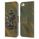Head Case Designs Officially Licensed Xbox Game Studios Halo Infinite Hope 20th Anniversary Leather Book Wallet Case Cover Compatible with Apple iPhone 6 / iPhone 6s