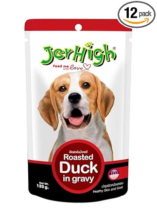 Jerhigh Roasted Duck in Gravy 120GM (Pack of 12)