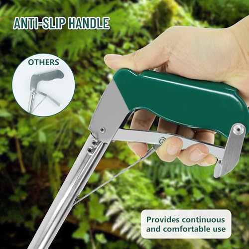 Image of IC ICLOVER 50 inch Collapsible Snake Grabber, 3-Section Foldable Snake Tongs, Stainless Steel Portable Rattle Snake Catcher Grabber, Snake Handling Tools Catching Pole with Lock, Wide Jaw, Non-Slip Handle
