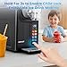 LEEVOT All-in-1 Slushie Machine & Soft Serve Ice Cream Maker, Frozen Drink Machine with Quicool Technology, 6 Presets, Child Lock, Self-Cleaning, Margarita Slush Daiquiri Machine for Home, 120V 60HZ