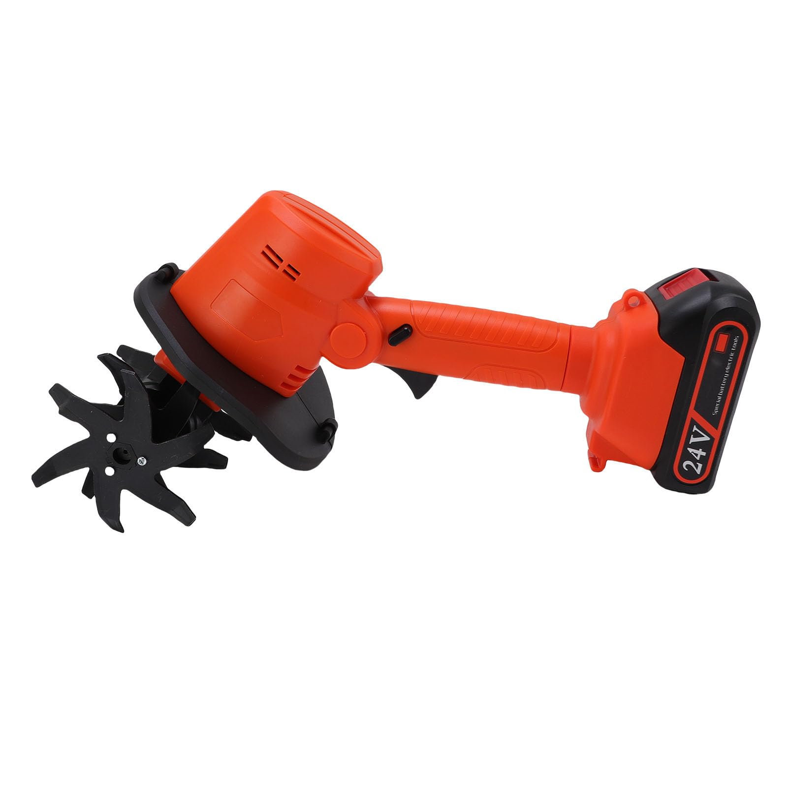 XUMIUZIY Coltivatore a Batteria, Coltivatore da Giardino Alimentato a Batteria per Diserbo, Mini Motozappa con Caricatore (Spina europea)