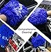 BOLTRY Car Wash Mitt Chenille Microfiber Super Absorbent, Premium Car Washing Gloves for Cleaning Cars, Trucks, Motorcycles (Orange)