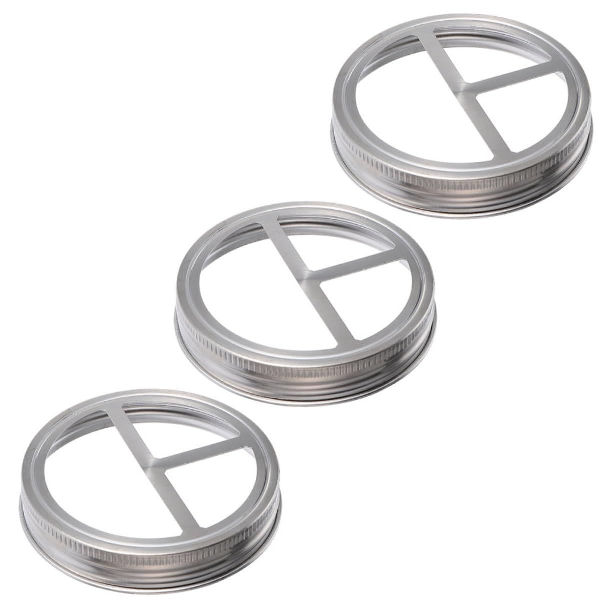 5 Sätze Zahnbürstenabdeckung Teigpressmaschine Abzeichenherstellungsset Spule Geteilter Zahnputzbecher Riemen Hängehalterung Rundes Gefäß Gitter Rostfreier Stahl Silver 3 Stück * 5 IMIKEYA