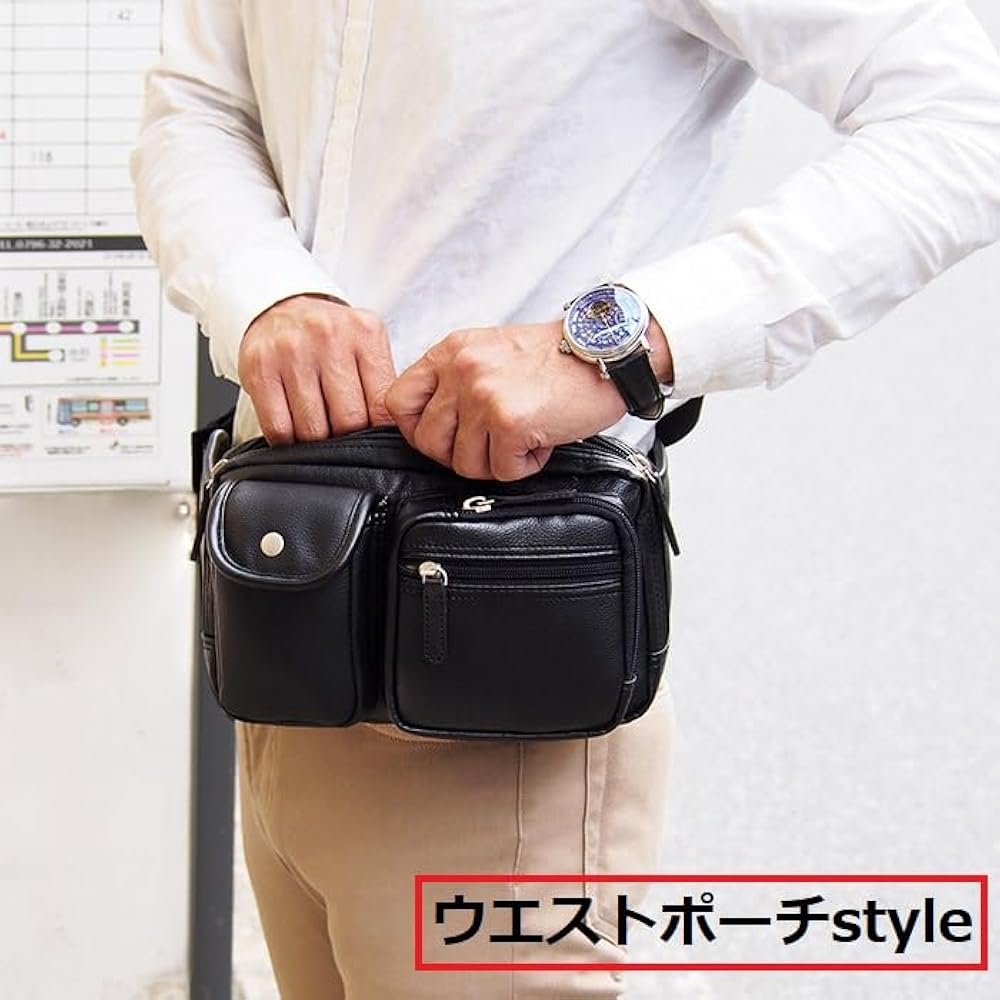 Amazon | ウエストバッグ 多機能 ウエストポーチ 3WAY 斜め掛け
