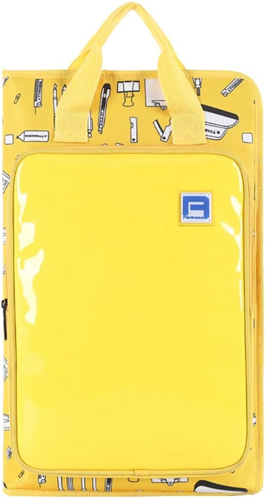 Drum Sticks Bag,Large Capacity,Mallets Up to 12 Pairs,Drumstick Bag for Kids(Yellow)