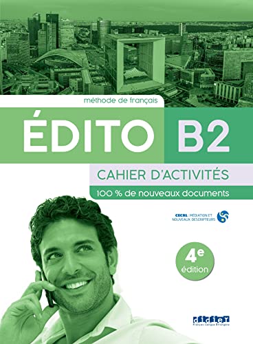 EDITO B2 CAHIER D'EXERCICES ED22