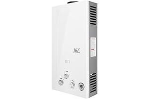 TC-Home Sleek Stainless Steel Natural Gas Hot Water Heater