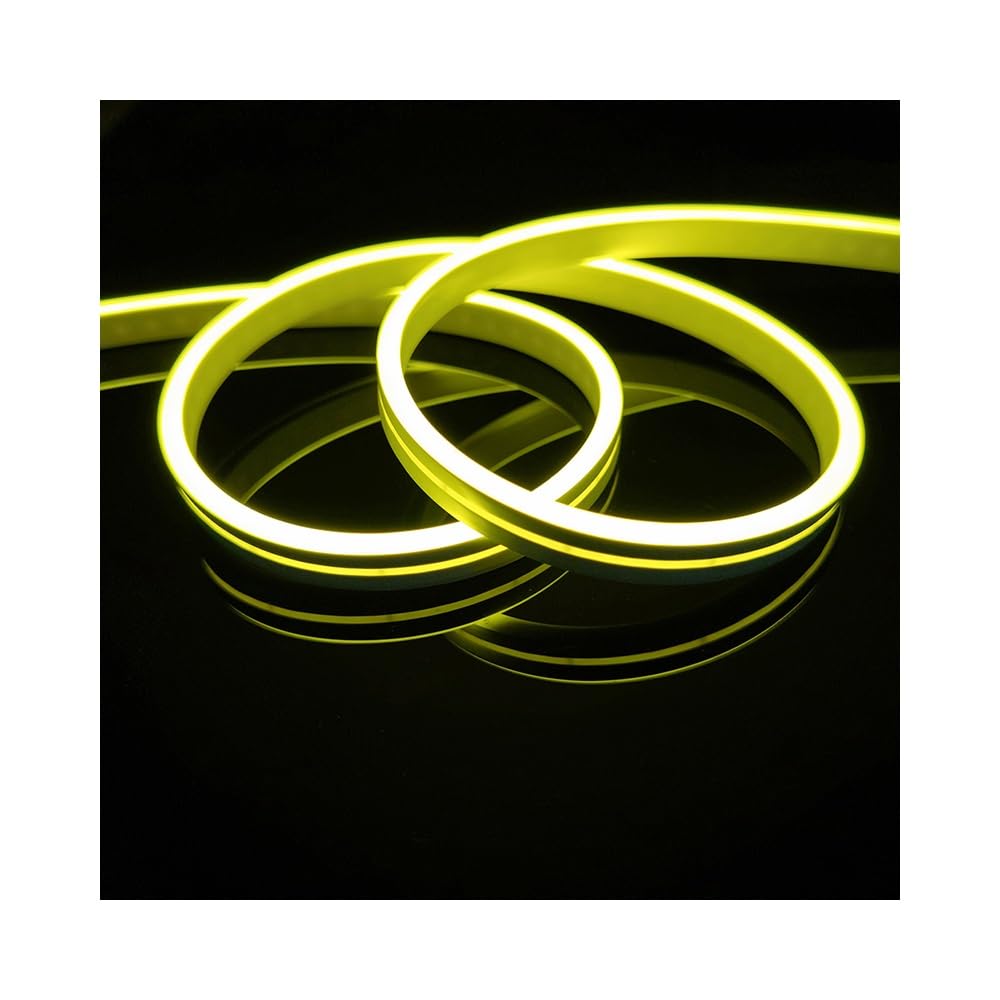 Tira de luz de neón LED de silicona de 5M, cinta de cuerda impermeable Flexible de 12V, 1 Uds.