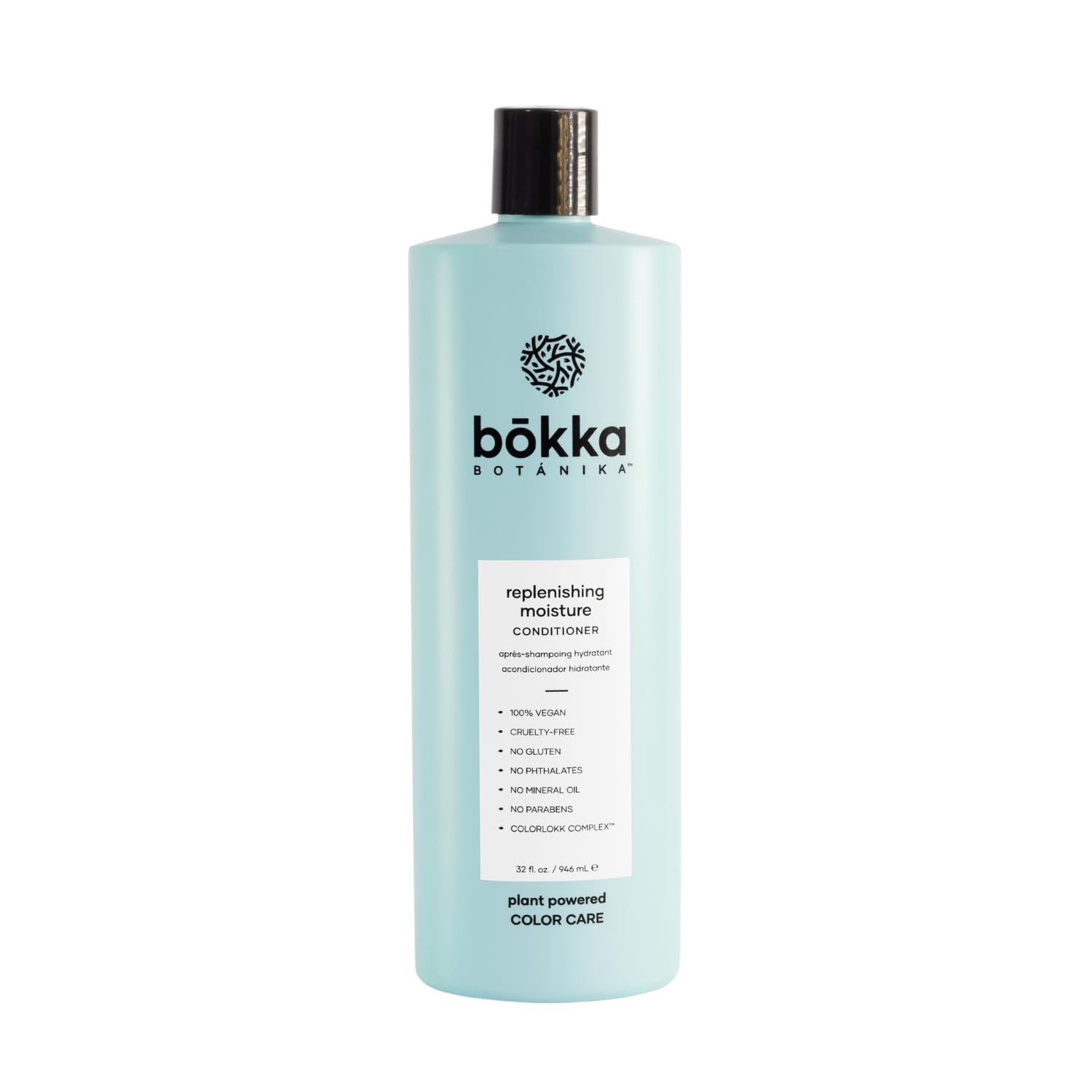 BOKKA BOTANIKA Plant Powered Color Care Replenishing Moisture Conditioner 32oz/946ml
