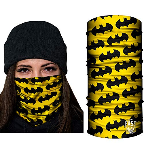 Black Paisley Neck Gaiter | Creativity polyester microfibre Winter Neck Gaiter