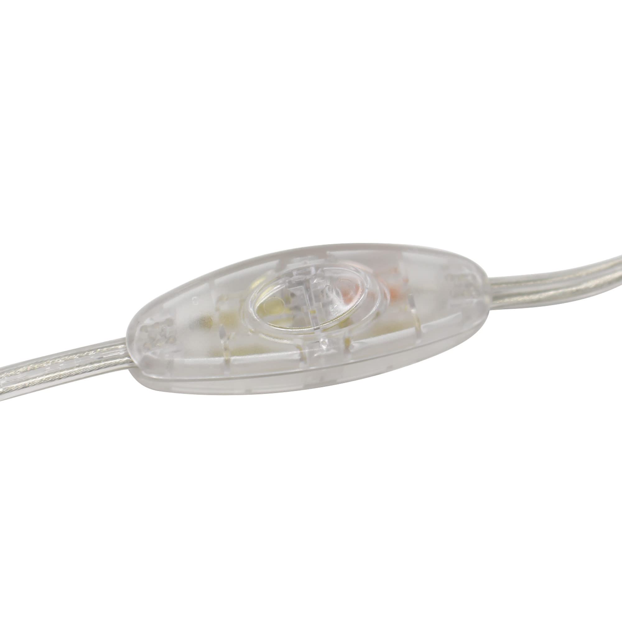 Voedingskabel 2x0.75mm² 1.5 meter met aan/uit schakelaar | Wit