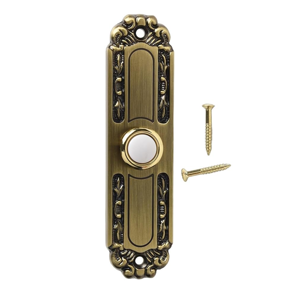 Timbre de bronce antiguo resistente de estilo europeo para decoración de pared