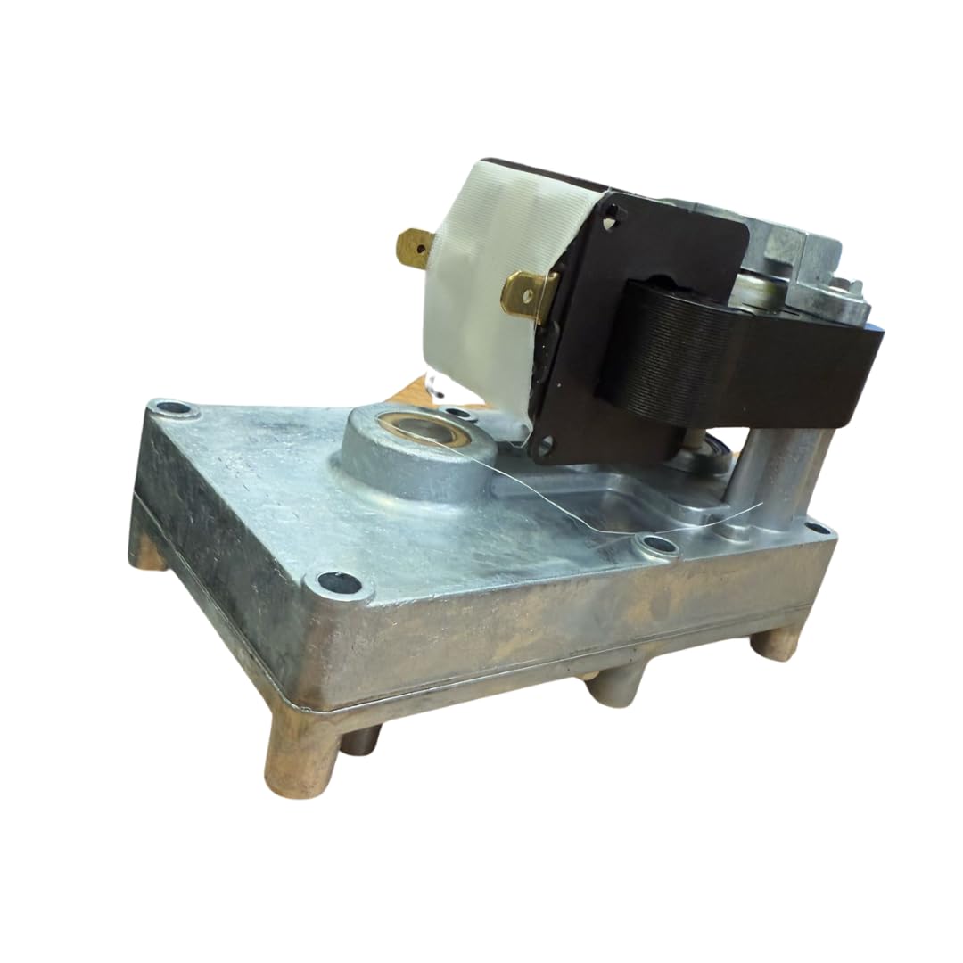 Motoriduttore velocità: 1rpm, diametro albero: 9.5mm, per stufe e caminetti a pellet: ANSELMO COLA, ENVIRO, KALOR, MCZ, PALAZZETTI, ROYAL, THERMOROSSI