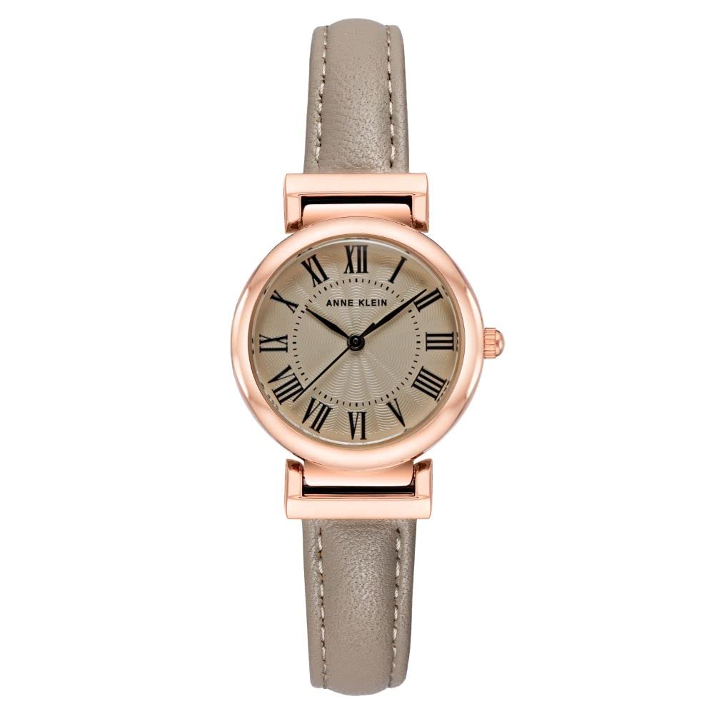 Anne Klein Women's Leather Strap Watch