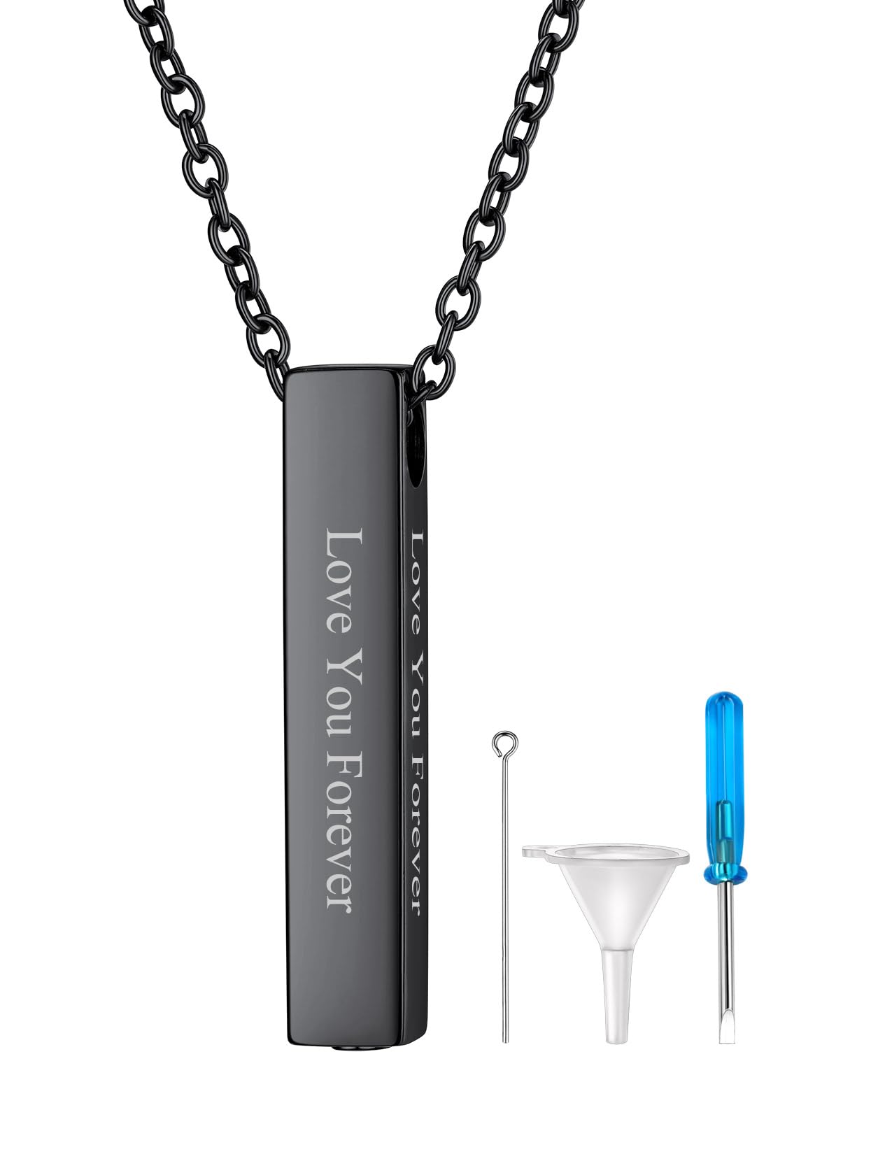 Richsteel Urn Necklaces for Ashes for Women Men Cremation Pendant