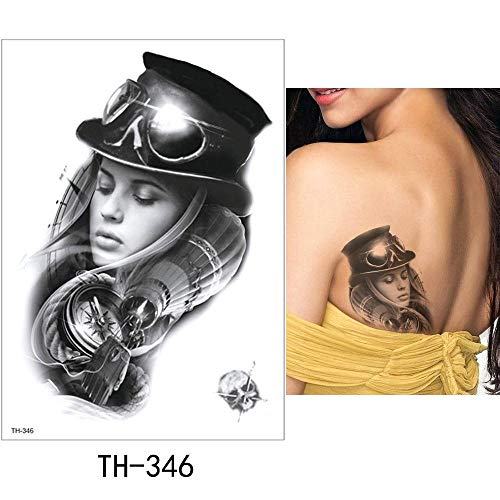 Preisvergleich Produktbild adgkitb 3pcs temporärer Tätowierungs-Aufkleber schöne gefälschte Tätowierungs-wasserdichte Kunst 15x21cm