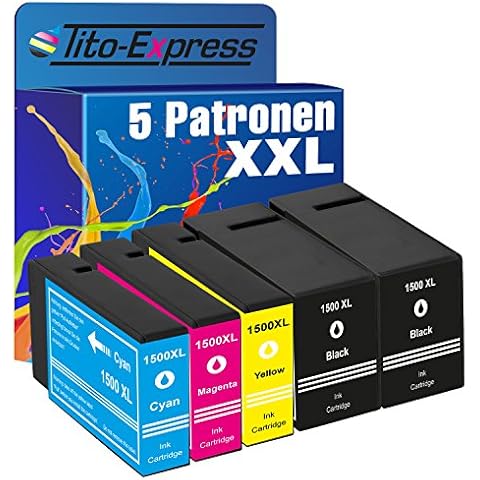 Tito-Express PlatinumSerie 5 Tinten-Patronen XXL Cover