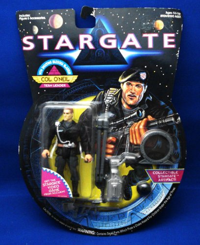 Kurt Russell As Col. O'Neil, Team Leader with Shooting Bazooka Blaster Action Figure - Stargate, the Movie by Stargate