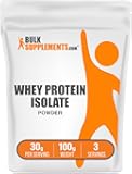 com Whey Protein Isolate Powder - Whey Protein Powder, Unsweeteneed, Unflavored & Gluten Free - 30g per Serving, 100g (3.5 oz) (Pack of 1)