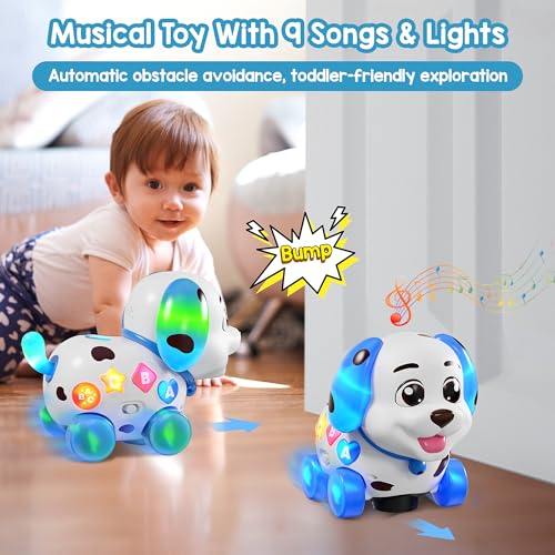 Image of Musical Toys for 1 Year Old Boy Gifts, Baby Toys 6-12-18 Months, Learning Puppy Toy for 1 Year Old Boy Gifts, Bilingual Educational with Music Light, 1st Birthday Gift for Boy Girl, Toddlers