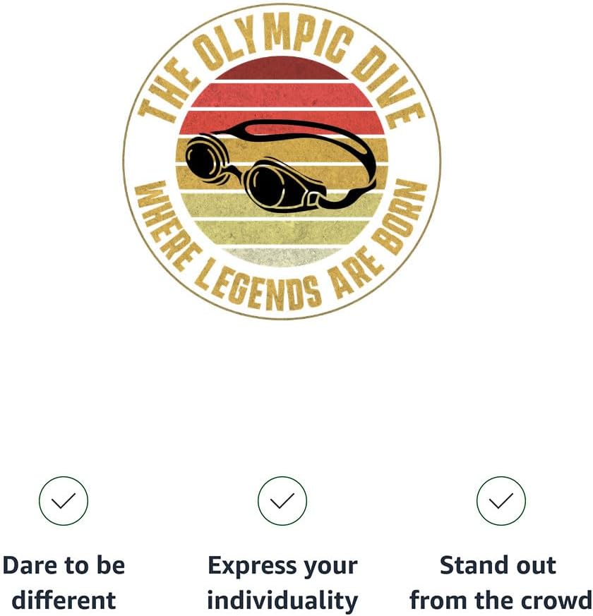 Olympic Diver Women's Racerback Tank - Cute Tank Top - Retro Workout Tank