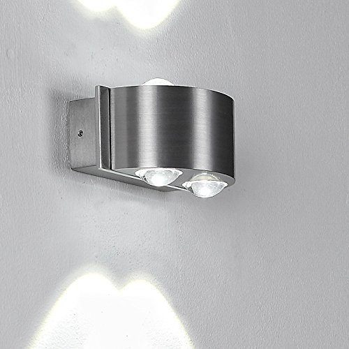 Produktbild von Eckige Außenwandleuchte Weiß DOWN Für GU10 IP54
