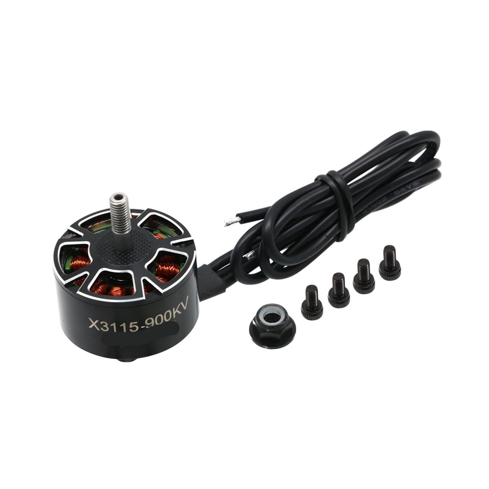 Compatibile con UAngel X3115 4 pezzi 6S 900-1200KV | Motori Brushless X3115 3115 Da 4 Pezzi, 900-1200KV, 6S, For Eliche Da 9-10 Pollici, Stile Libero(4PCS X3115 1050KV)