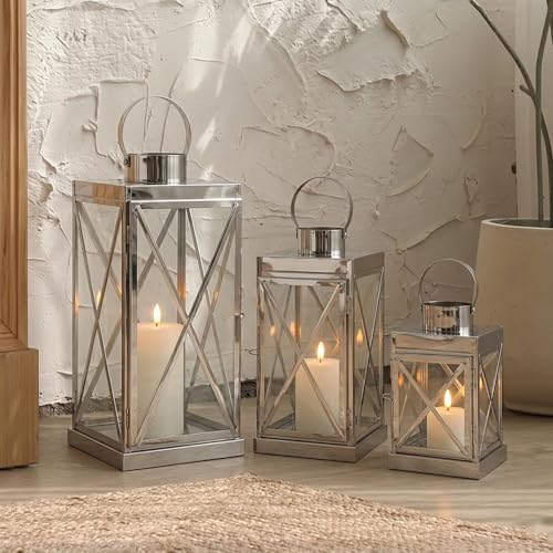Elegant Silver Lantern Collection