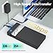 3.5 Hard Drive Enclosure, USB 3.0 Internal/External Hard Drive Case for 3.5/2.5 inch SATA HDD Up to 20TB Data Recovery Kit Support UASP with 12V 24W Power Adapter