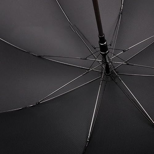 Walnut Business Men Umbrella Carbon Fiber Windproof Stick Long Umbrella Rain 8 Ribs Outdoor Umbrellas Automatic #TOP3