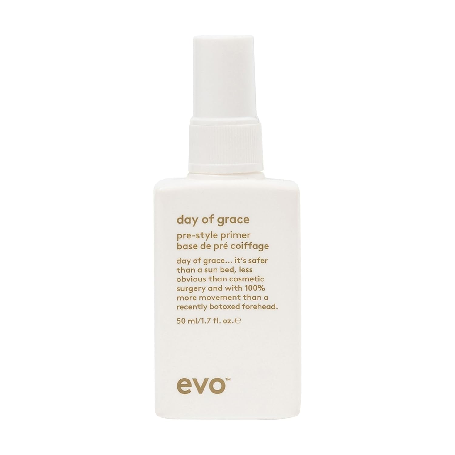 EVO Day of Grace Pre-Style Primer – Leave-in Heat Protectant Spray – Moisturizes, Detangles & Smooths Hair EVO Day of Grace Pre-Style Primer – Leave-in Heat Protectant Spray – Moisturizes, Detangles & Smooths Hair