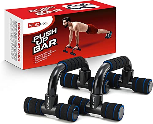 Rubex Push Up Bars Push Up Handles For Floor Pushup Strength Training With Foam Grip And Non-Slip Handles Structure - For Perfect Floor Home Exercise, Gym And Press Fitness #TOP26
