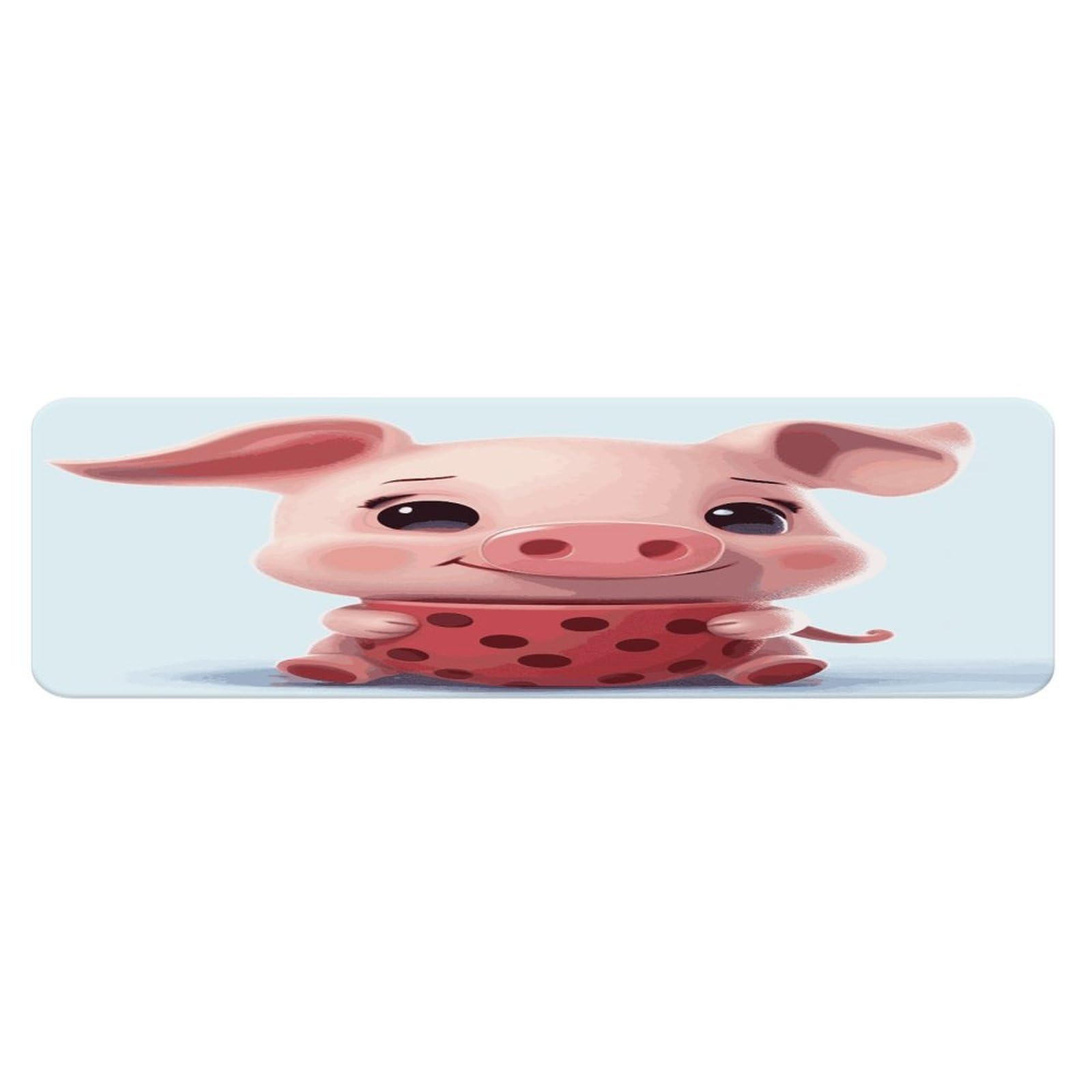Alfombras de cocina lavables y antideslizantes Smiling, cómodas y suaves de 45 x 152 cm