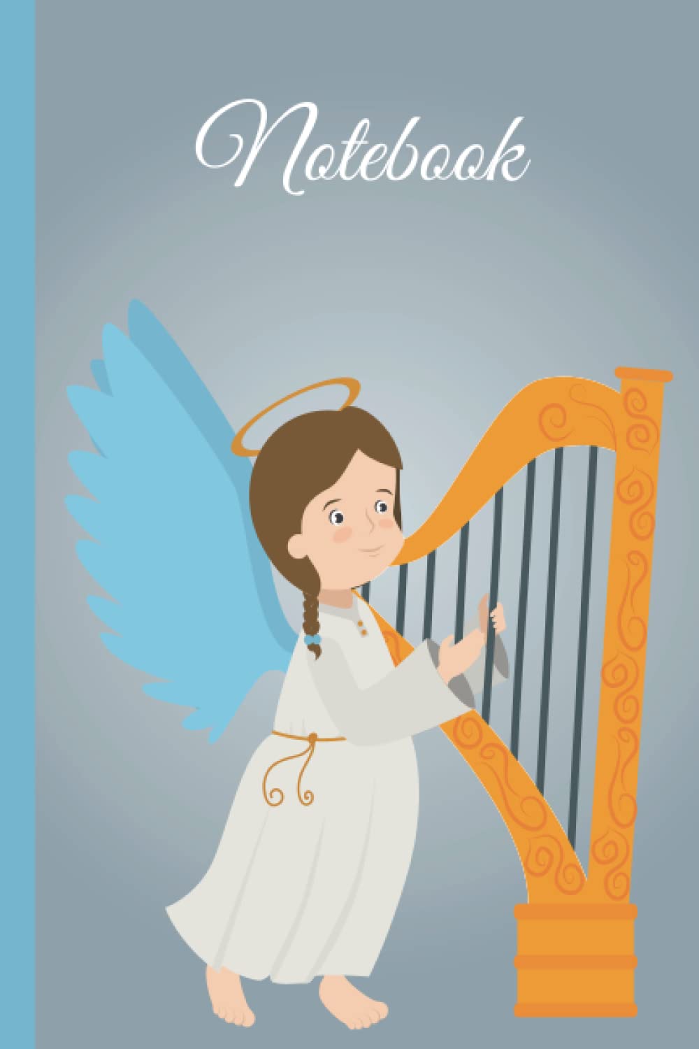 Harp Notebook: Harp Notebook Wide Ruled,Lined Paper Notebook for School, Students,Gift for Kids, Boys, Girls,Harp notebook,Harp lover