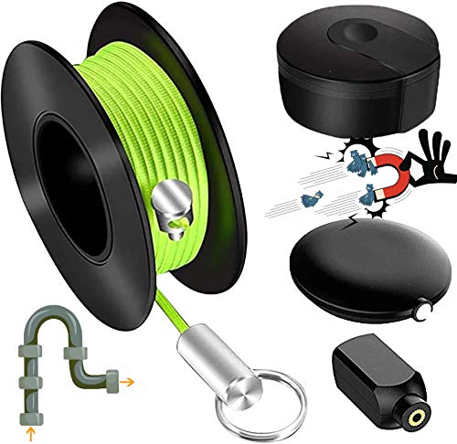 Estrattore di cavi – estrattore magnetico per cavi di inserimento ed estrazione, estrattori di cavi per cavi elettrici, estrattori di cavi per casa, ufficio, auto, ecc. 4 pz/1 set