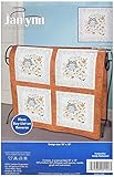 Janlynn Corp. 021-1474 Stamped Cross Stitch Quilt, Block Owl
