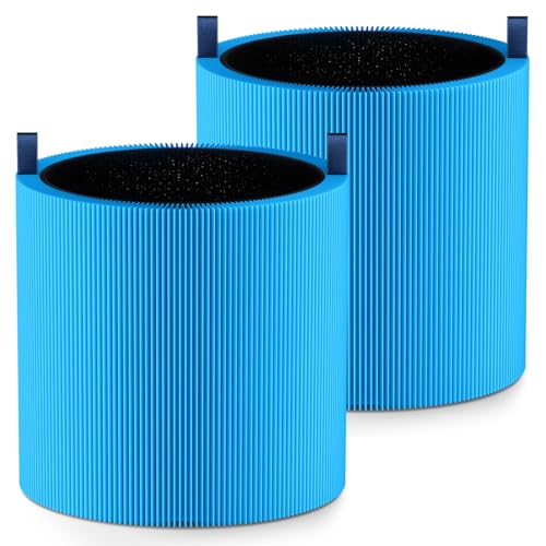 Image of 2 Pack Mini Max A11ergenBlock Replacement Filter Compatible with Blueair Blue Pure Mini Max Air Purifiers, HEPA & Activated Carbon Blue Pure FMINI Filter Fits for Blue Pure Mini Max