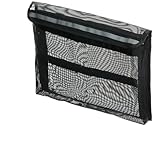 QSYZAIL Boat Storage Bag with Secure Mesh Lid,Reflective Waterproof Strong Adhesive Backing Marine Organizer for Tools Gloves Tackle & Gear 13.38