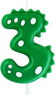 Green Birthday Candle 3, eusbon 2.76