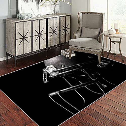 Sports Theme Area Rug Football Helmet On Non-Slip Runner Rugs Floor Mat Indoor Floor Carpet For Girls Boys Bedroom Living Room Dorm Gym Nursery Decor 4'X5.2' #TOP1