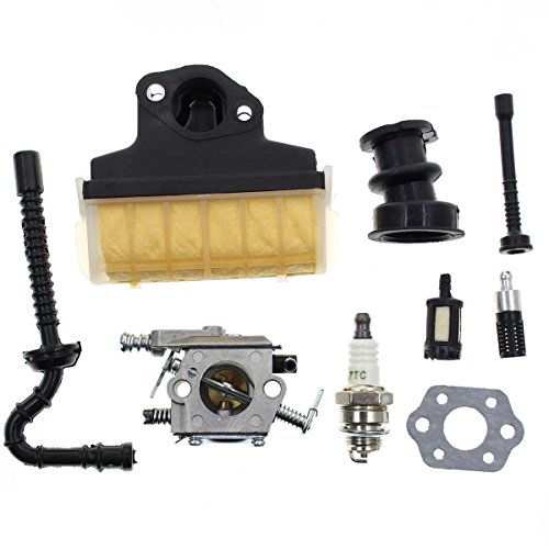 Carbhub Carburetor For Stihl 021 023 025 Ms210 Ms230 Ms250 Chainsaw Carb With 1123 160 1650 Air Filter Ignition Coil Fuel Line Tune Up Kit Replace Walbro Wt286 #TOP1