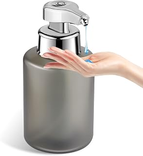 Automatic Soap Dispenser Liquid Hand Free Soap Dispenser Rechargeable Soap Dispenser Touchless Soap Dispenser Smart Electric Auto Dish Soap Dispenser for Bathroom, Kitchen, Commercia