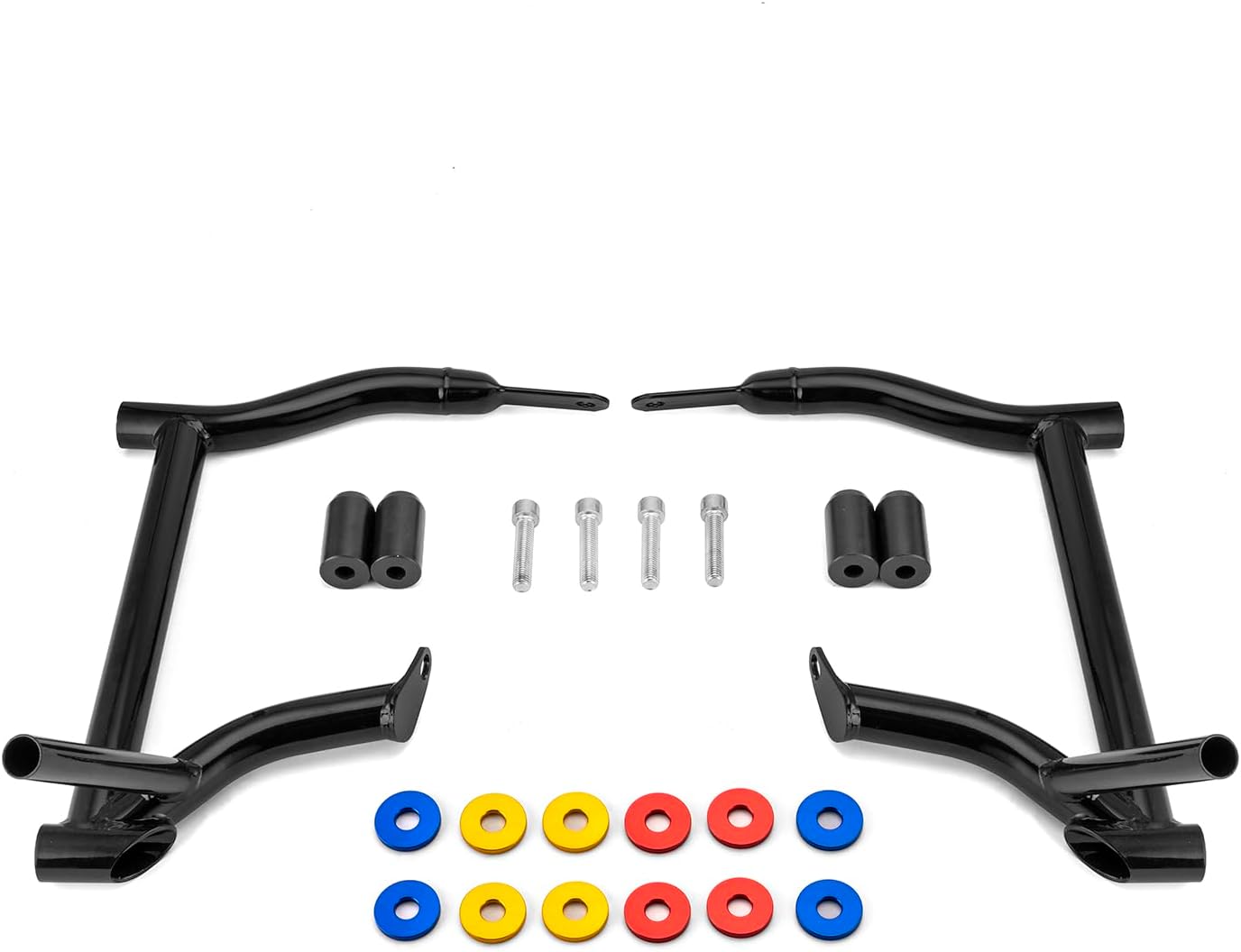 Mofun Rear SaddleBag Guard Crash Bar Fit for Harley Touring 1997-2008