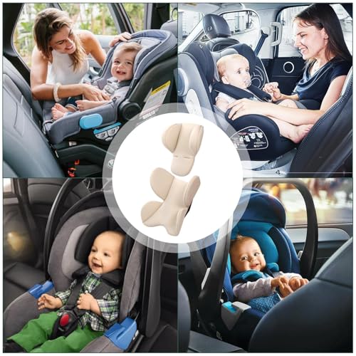 Coussin pour siège de voiture pour bébé évitant l'affaissement de la tête