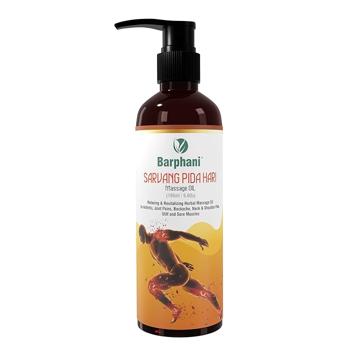 Buy Barphani Sarvang Pidahari Pain Relief Massage Oil (195ml) for